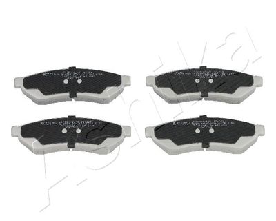 Brake Pad Set, disc brake ASHIKA 51-0W-W01