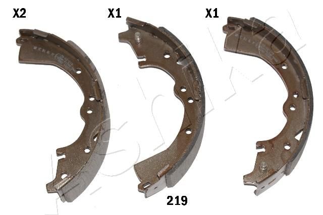 ASHIKA 55-02-219 Brake Shoe Set