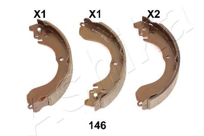 Brake Shoe Set ASHIKA 55-01-146