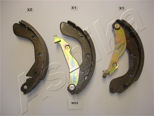 ASHIKA 55-W0-003 Brake Shoe Set