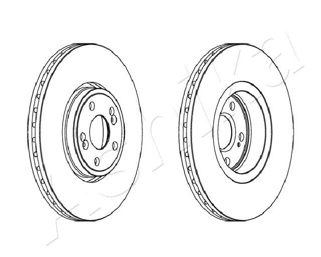 ASHIKA 60-00-0704 Brake Disc