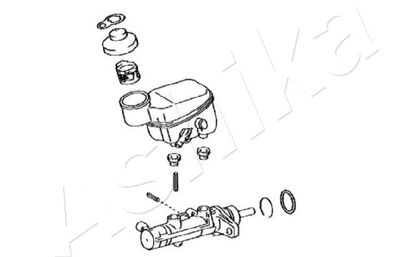 Brake Master Cylinder ASHIKA 68-02-2057