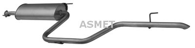 Rear Muffler ASMET 02.036