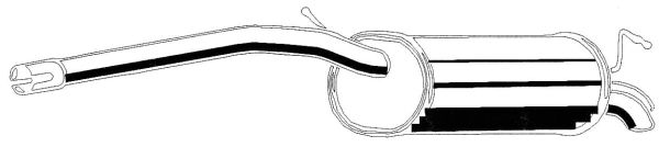 ASMET 03.096 Rear Muffler