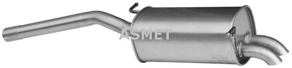 ASMET 03.101 Rear Muffler