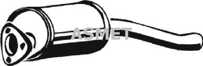 Front Muffler ASMET 04.044