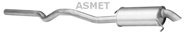 ASMET 04.111 Rear Muffler