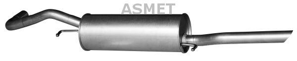 ASMET 06.018 Rear Muffler