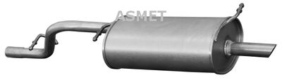 Rear Muffler ASMET 07.115