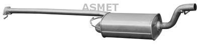 Centre Muffler ASMET 07.153