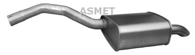 Rear Muffler ASMET 07.159