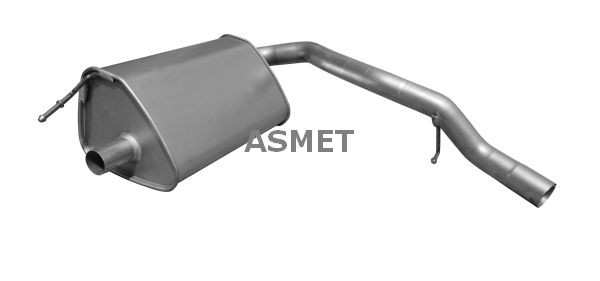 ASMET 07.255 Rear Muffler