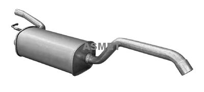 Rear Muffler ASMET 07.268