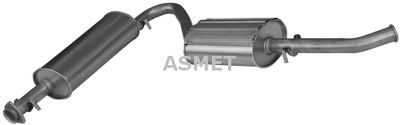 Rear Muffler ASMET 09.041