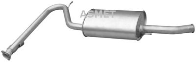 Rear Muffler ASMET 09.077