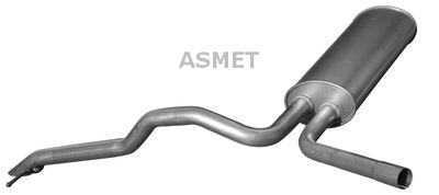 Rear Muffler ASMET 10.122