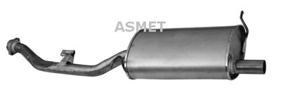Rear Muffler ASMET 12.016