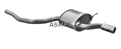 Rear Muffler ASMET 12.042
