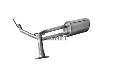 Rear Muffler ASMET 13.032