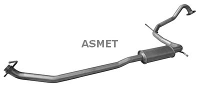 Centre Muffler ASMET 13.033