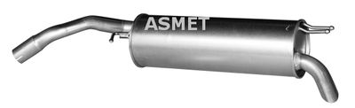 Rear Muffler ASMET 16.038