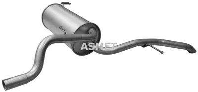 Rear Muffler ASMET 16.044