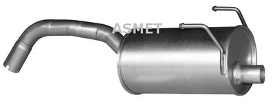 Rear Muffler ASMET 16.072