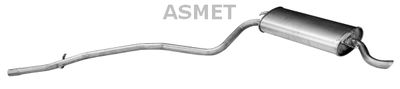 Rear Muffler ASMET 16.074