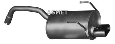 Rear Muffler ASMET 16.085