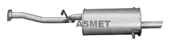 ASMET 17.010 Rear Muffler