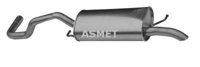 Rear Muffler ASMET 19.015