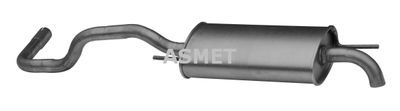 Rear Muffler ASMET 19.021