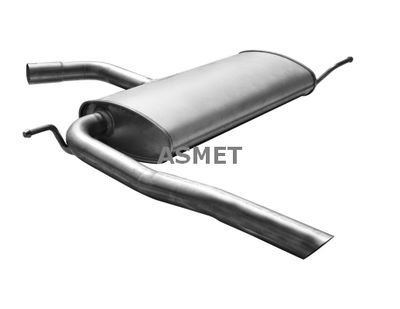 Rear Muffler ASMET 19.037
