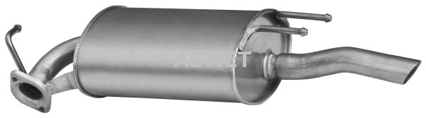 ASMET 20.015 Rear Muffler