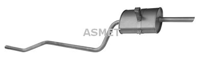 Rear Muffler ASMET 20.025