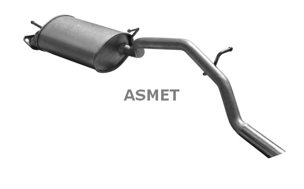 ASMET 25.019 Rear Muffler