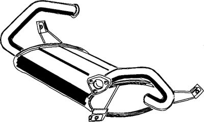 Rear Muffler ASMET 26.015
