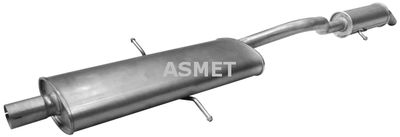 Rear Muffler ASMET 27.006