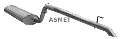 Rear Muffler ASMET 27.011