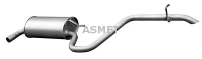 Rear Muffler ASMET 28.015