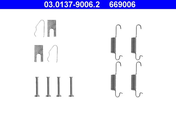 ATE 03.0137-9006.2 Accessory Kit, brake shoes