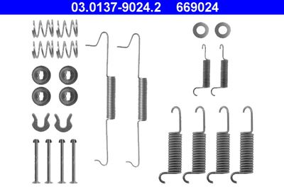 Accessory Kit, brake shoes ATE 03.0137-9024.2