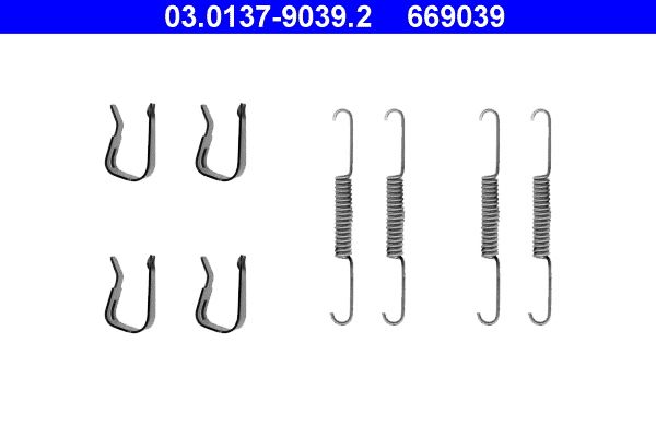 ATE 03.0137-9039.2 Accessory Kit, brake shoes