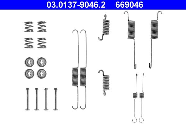 ATE 03.0137-9046.2 Accessory Kit, brake shoes
