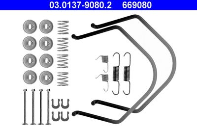 Accessory Kit, brake shoes ATE 03.0137-9080.2