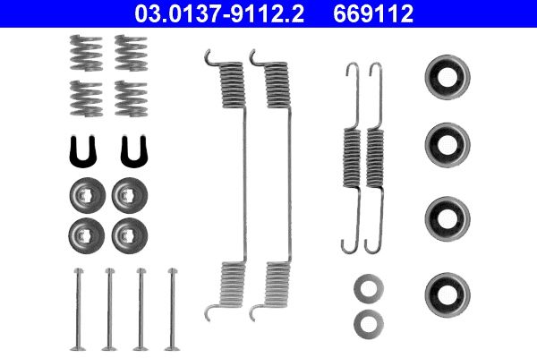 ATE 03.0137-9112.2 Accessory Kit, brake shoes
