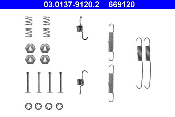 ATE 03.0137-9120.2 Accessory Kit, brake shoes