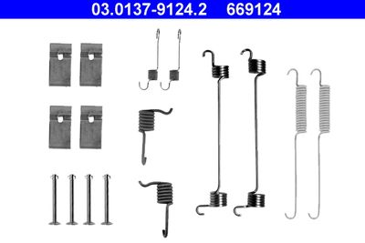 Accessory Kit, brake shoes ATE 03.0137-9124.2