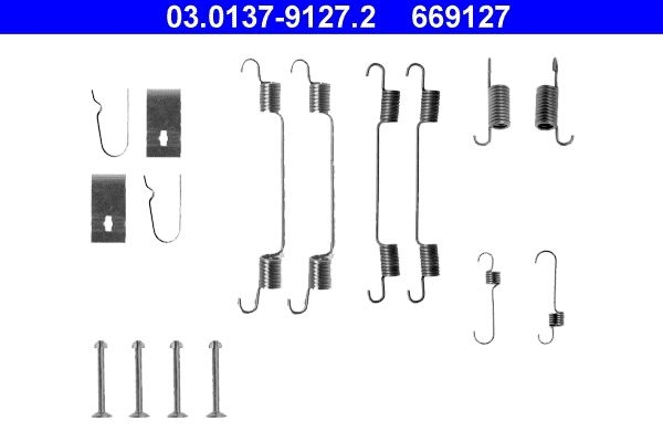 ATE 03.0137-9127.2 Accessory Kit, brake shoes