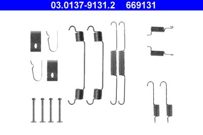 Accessory Kit, brake shoes ATE 03.0137-9131.2